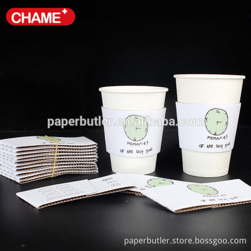 custom colorful animal pattern coffee cup sleeve for coffee store